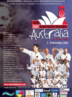 IOGKF 2026 Asian Pacific Gasshuku – Australia