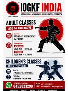 IOGKF India Adult Classes - Age 14 and Above