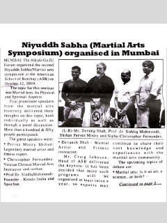 Niyuddh Sabha (Martial Arts Symposium) organised in Mumbai